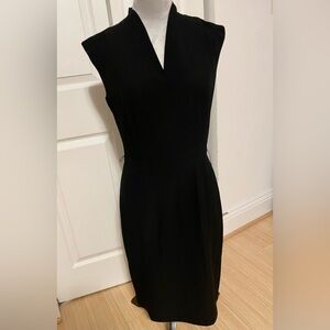 Tailored little black dress in  by Hugo Boss